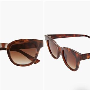 NWT AIRE Tortoiseshell D-Frame 50mm Dorado D-Frame Sunglasses